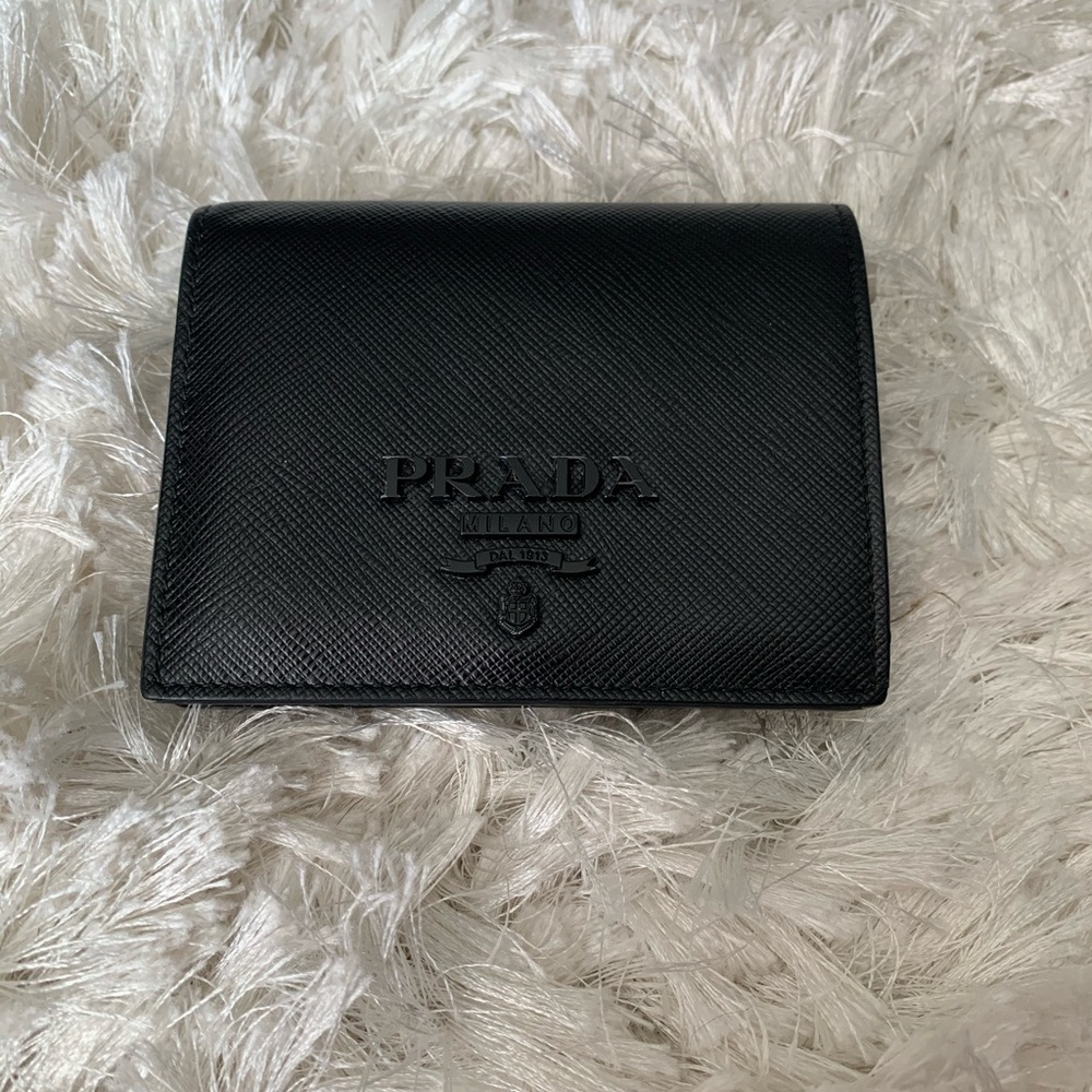Authentic Prada coin wallet